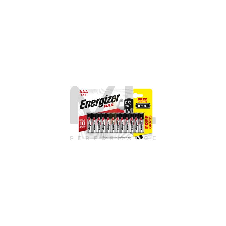 ENERGIZER Max Alk AAA BP12 8+4 | ML Performance EU Car Parts