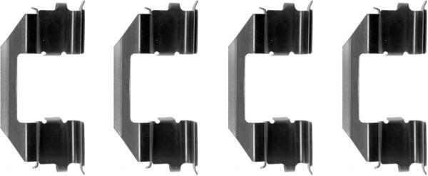 TEXTAR 82060700 Brake Pad Fitting Kit