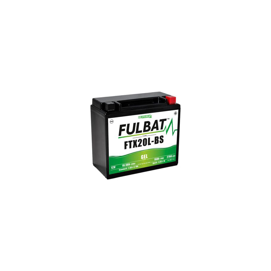 FTX20L-BS GEL Fulbat Motorcycle Battery | ML Performance EU Car Parts