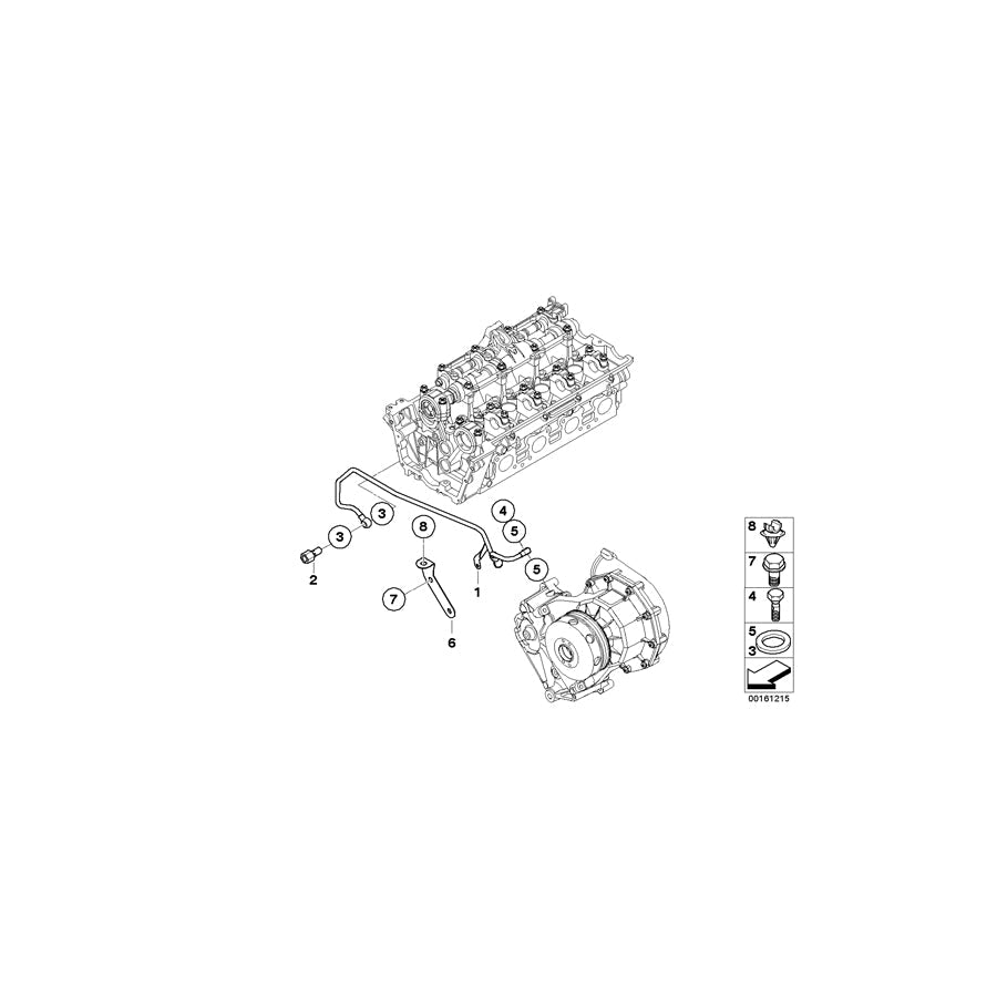 Genuine BMW 11427966214 E65 Connector (Inc. AlpinaB7) | ML Performance EU Car Parts