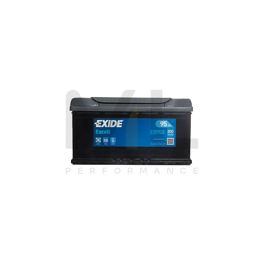 Exide Excel 017 Car Battery - 3 Year Guarantee | ML Performance EU Car Parts
