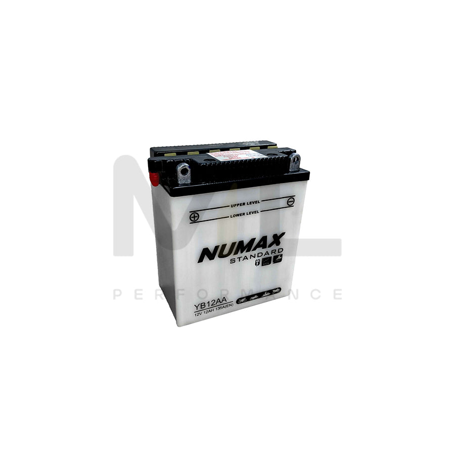 YB12A-A Numax Motorbike Battery | Car Batteries UK | ML Performance Car Parts
