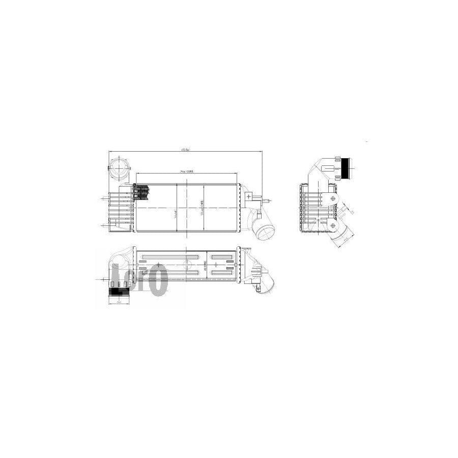 Abakus 0090180003 Intercooler | ML Performance EU