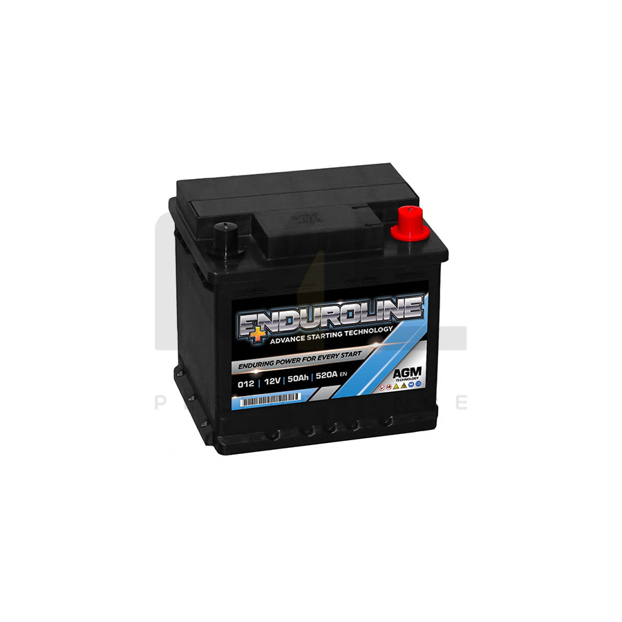 012 Enduroline AGM Start Stop Car Battery 12V 50AH | Car Batteries UK | ML Performance Car Parts