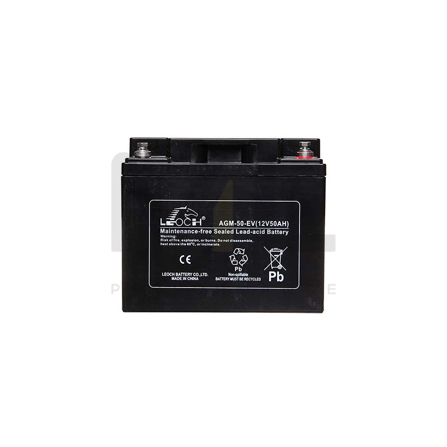 Leoch AGM Sealed Deep Cycle Battery 12V 50Ah | ML Performance EU Car Parts