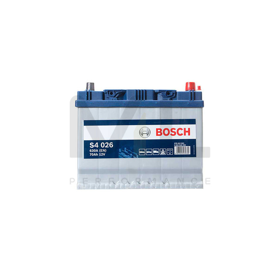 Bosch S4 Car Battery 068 4 Year Guarantee | ML Performance EU Car Parts