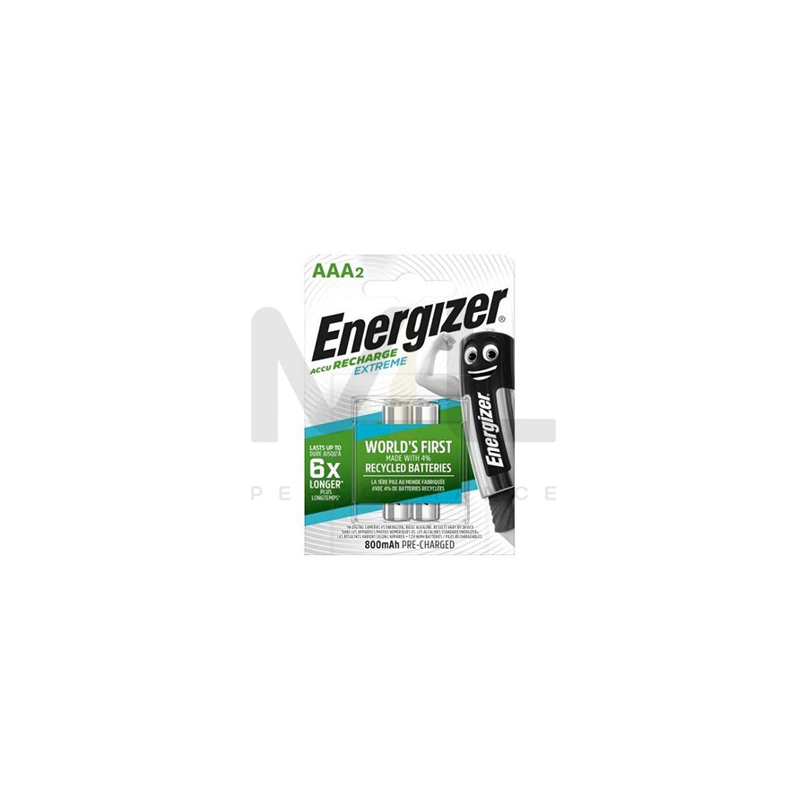 ENERGIZER AAA (HR03), Extreme E300624300 Battery 1.2V, 800mAh, standard, 2 | ML Performance Car Parts