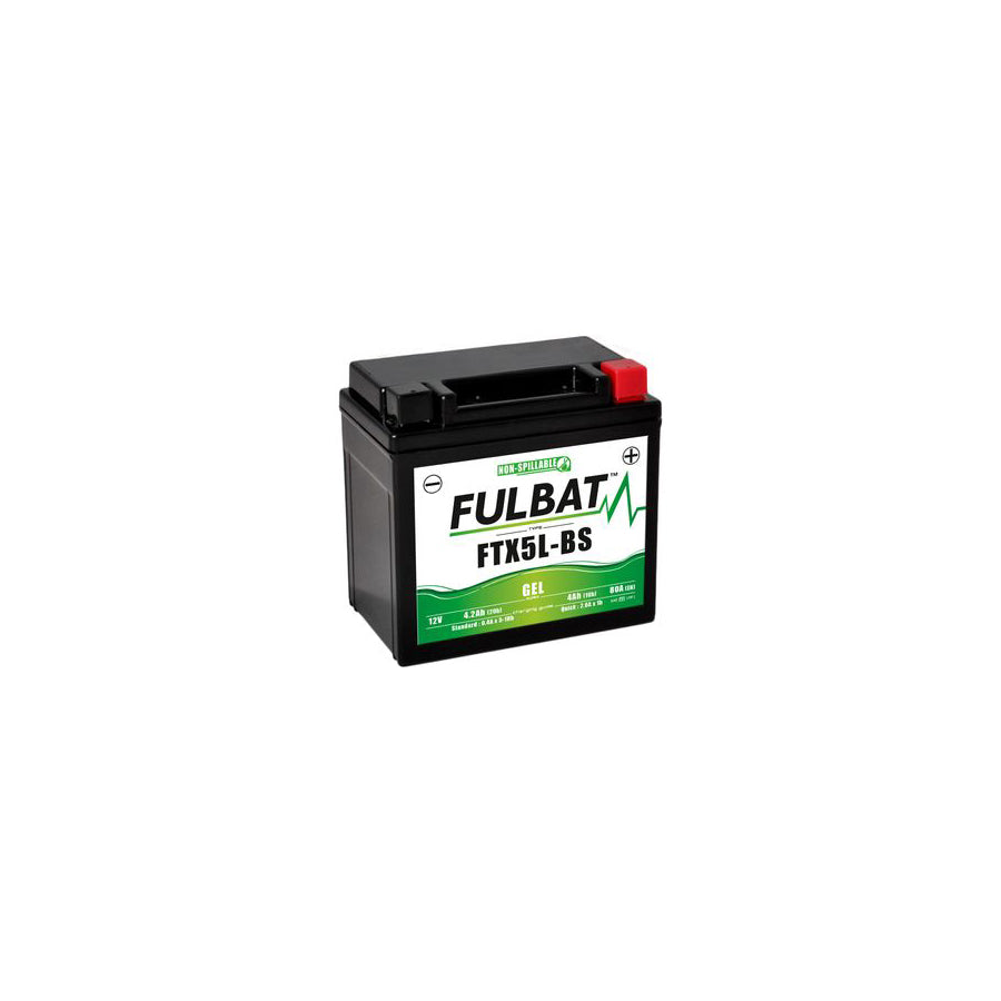 FTX5L-BS GEL Fulbat Motorcycle Battery | ML Performance EU Car Parts