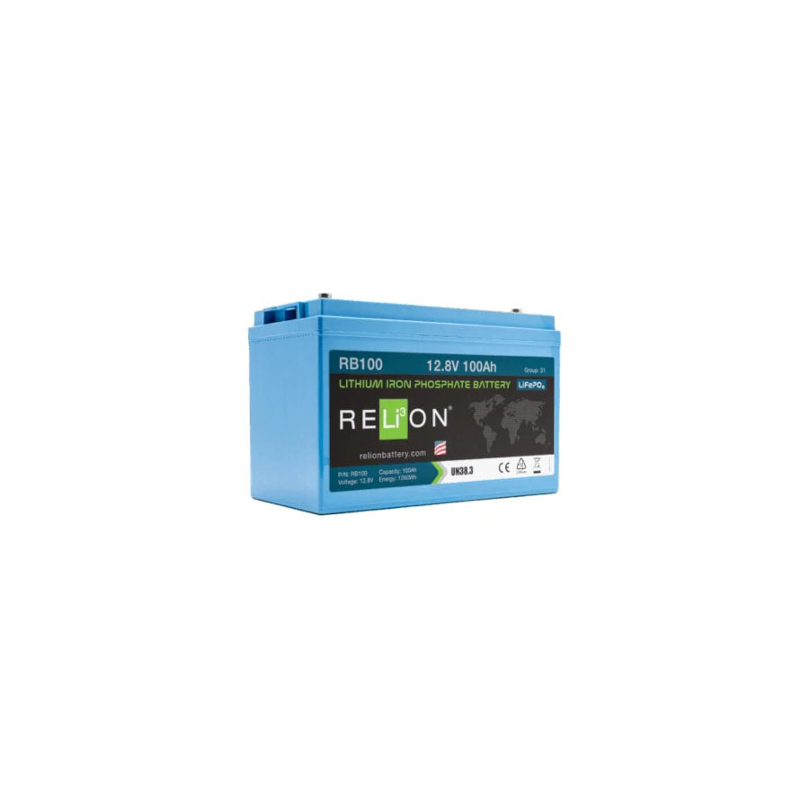 RELiON Lithium 12V 100Ah Leisure Battery LiFePO4 - REL-RB100 | ML Performance EU Car Parts