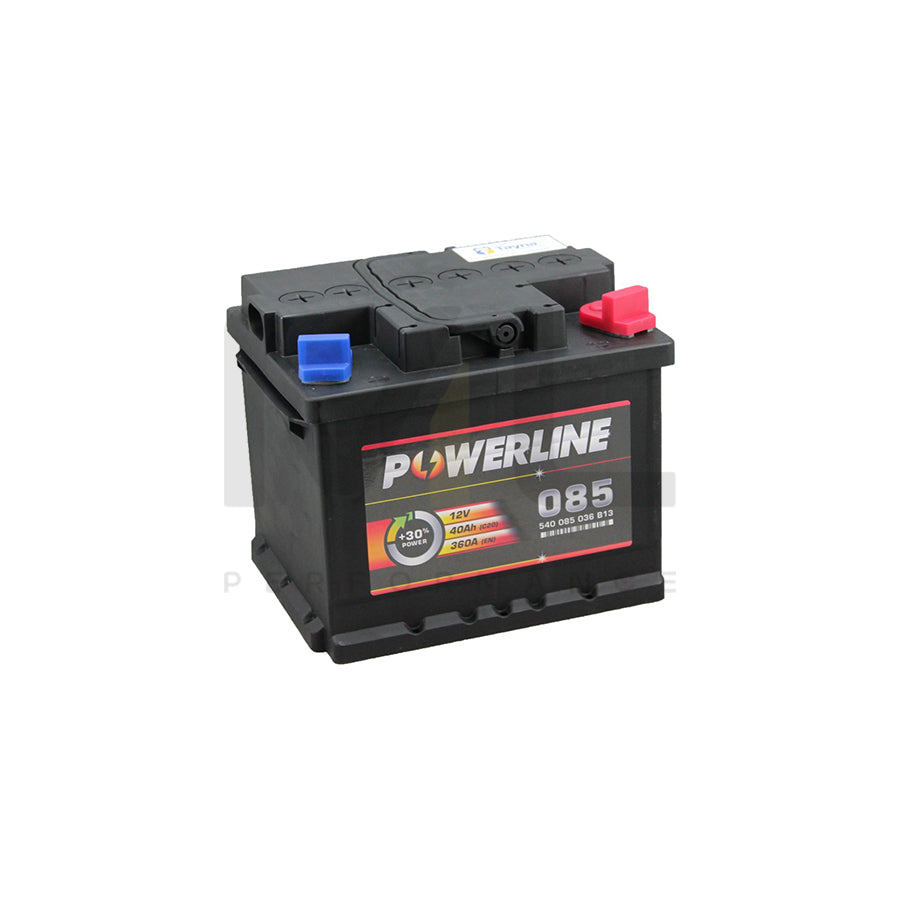 085 Powerline Car Battery 12V | Car Batteries UK | ML Performance Car Parts