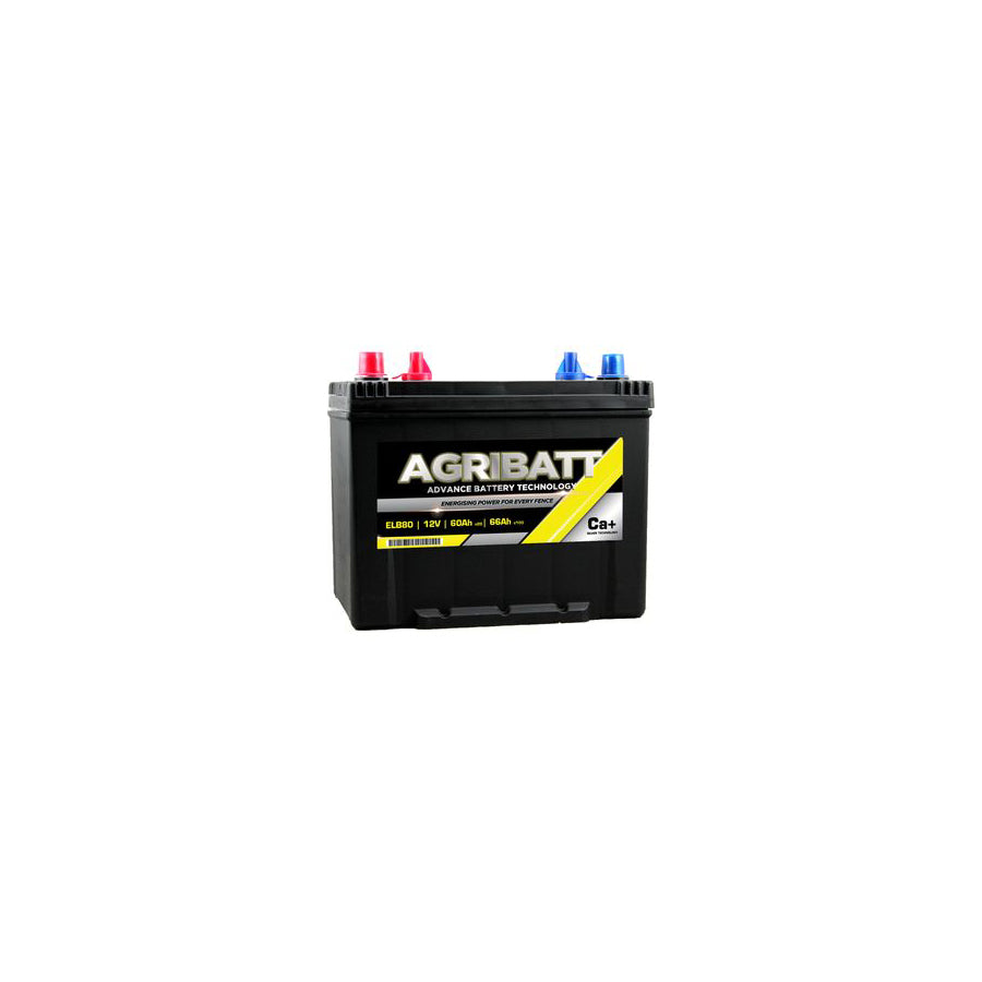 AgriBatt ELB80 Heavy Duty Electric Fence Battery 12V 60Ah | ML Performance EU Car Parts