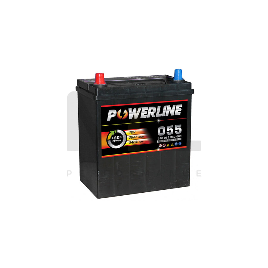 055 Powerline Car Battery 12V | Car Batteries UK | ML Performance Car Parts