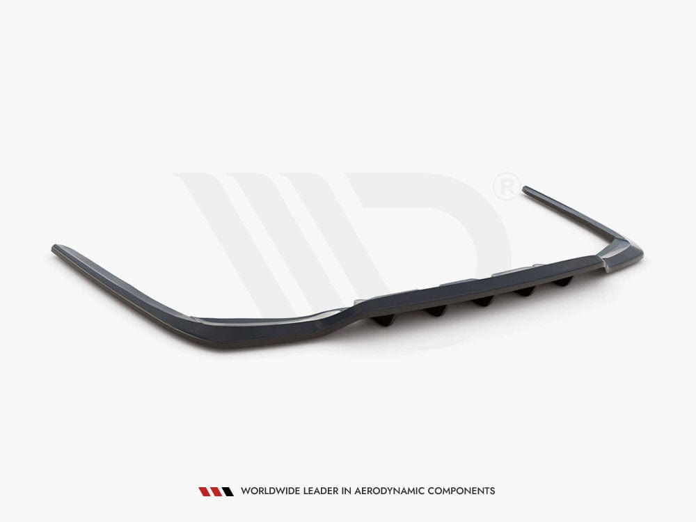 Maxton Design Lexus LS MK4 Facelift Central Rear Splitter (with Vertical Bars)