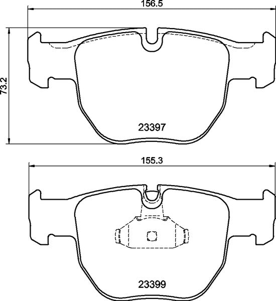 Mintex MDB2227 Brake Pad Set, disc brake