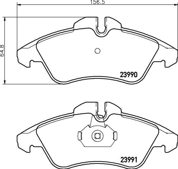 Mintex MDB2688 Brake Pad Set, disc brake