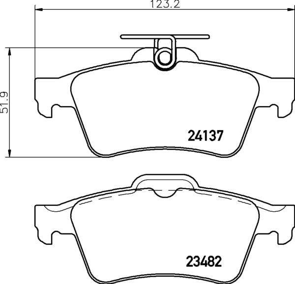 Mintex MDB2686 Brake Pad Set, disc brake