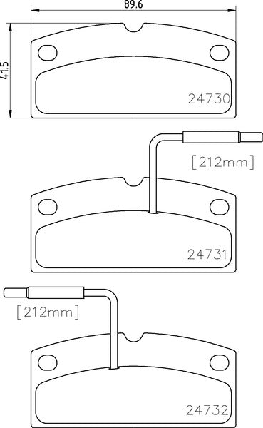 Mintex MDB2993 Brake Pad Set, disc brake