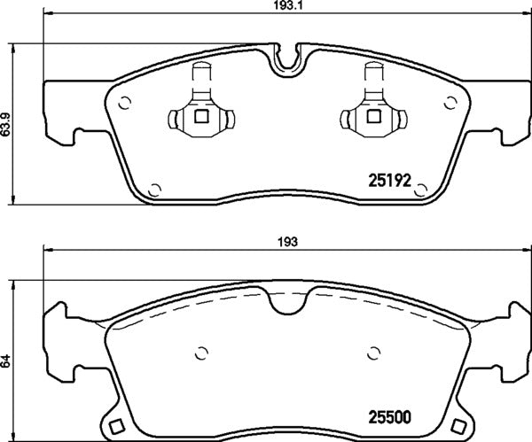 Mintex MDB3239 Brake Pad Set, disc brake