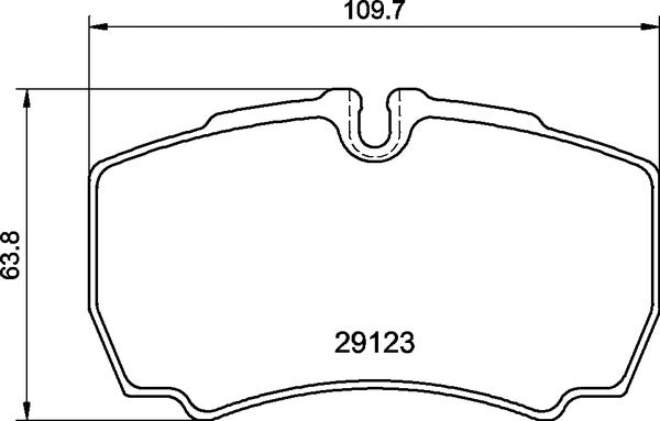 Mintex MDB2282 Brake Pad Set, disc brake