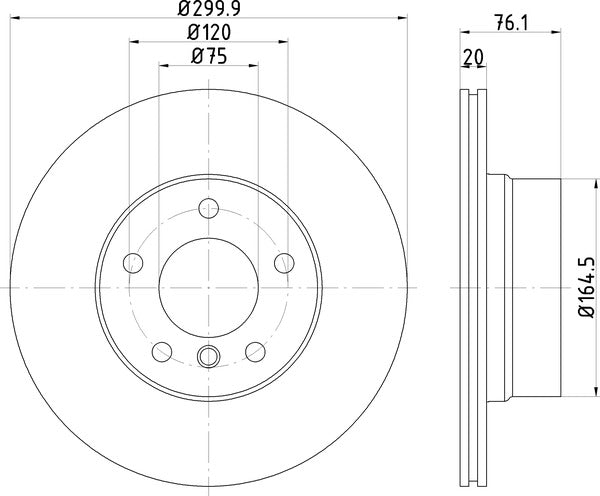 Mintex MDC2626 Brake Disc