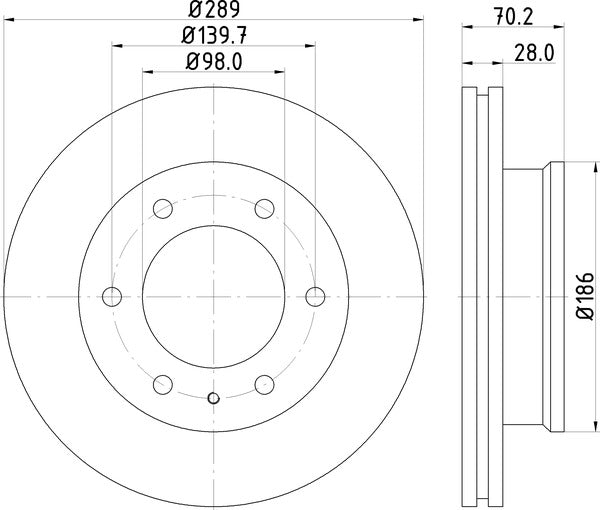 Mintex MDC2217 Brake Disc