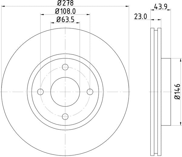 Mintex MDC2481 Brake Disc