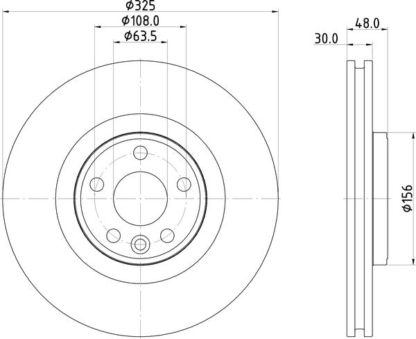 Mintex MDC3201C Brake Disc