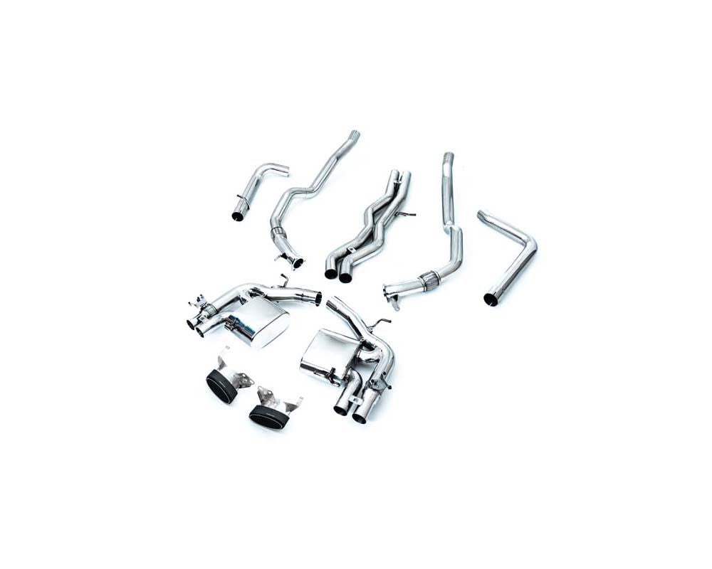 Valvetronic Exhaust System Audi RS6 RS7 C8 Avant/Sportback with Carbon Oval Tips | ML Performance Car Parts