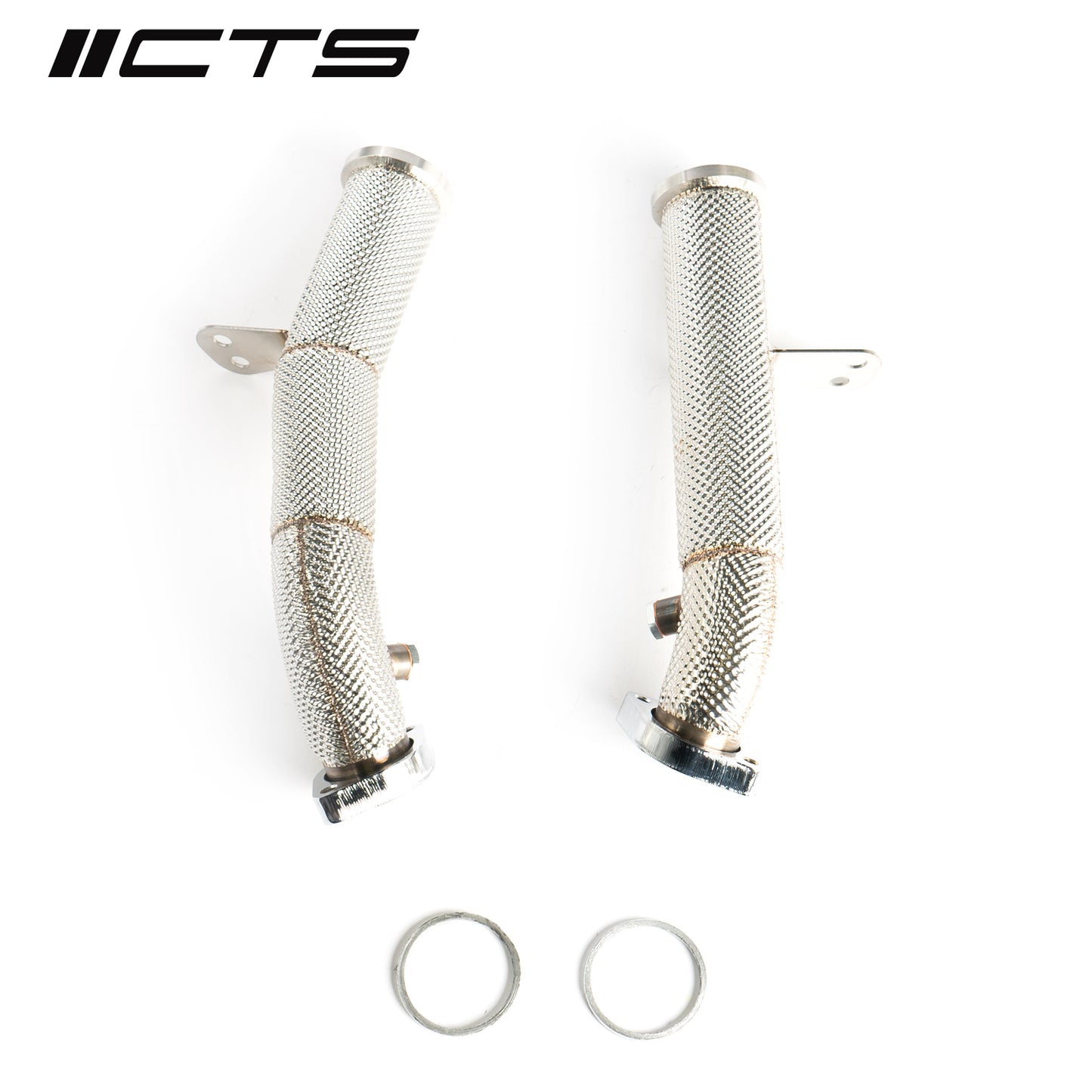 CTS Turbo CTS-EXH-DP-0052 Turbo race downpipe set for Mercedes Benz C43 C400 C450 E43 E400 E450 with M276 engine