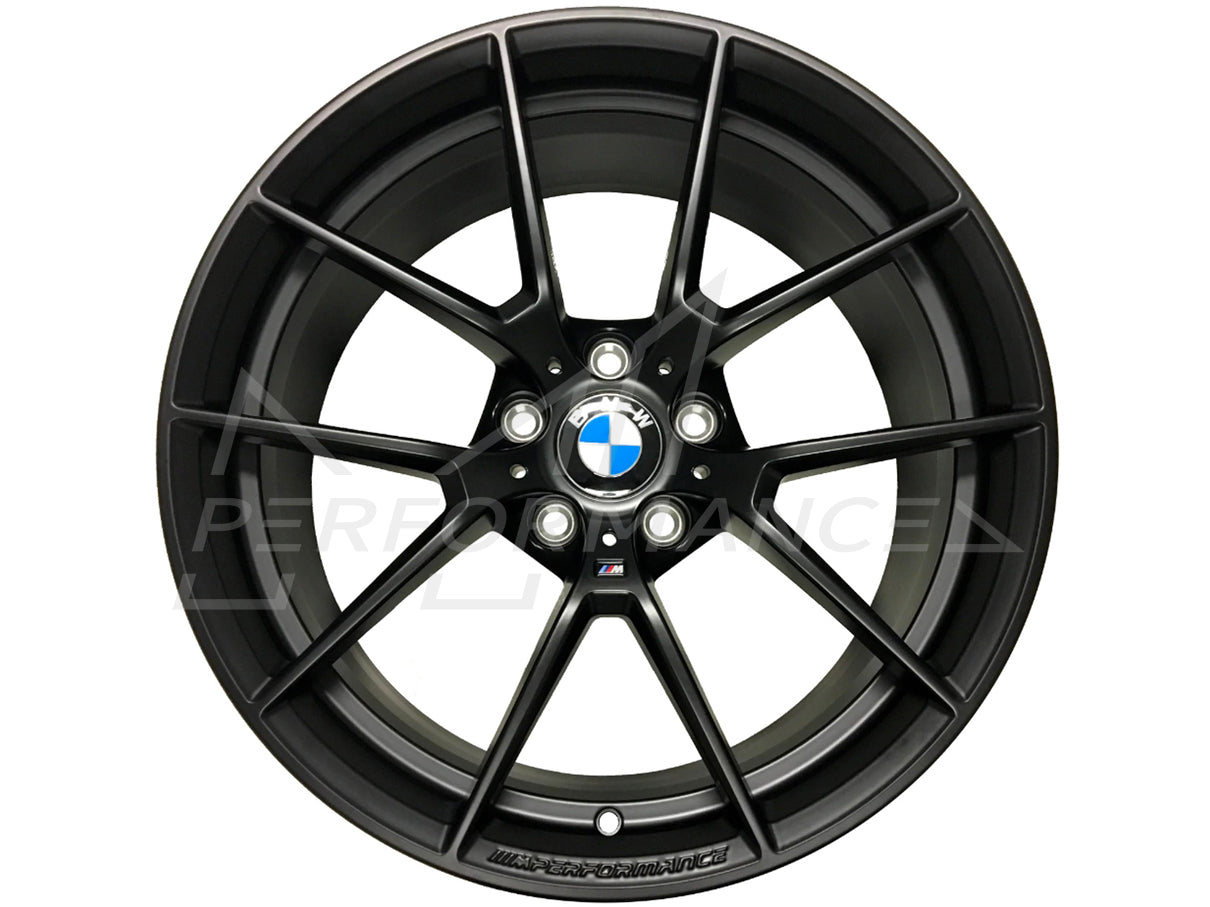 Genuine BMW F80 F82 M Performance Y-Spoke 763 Matte Black / Frozen Gold 19"/20" Wheels with Tyres (M3 & M4) - ML Performance EU