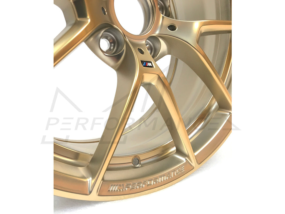 Genuine BMW F87 M Performance Frozen Gold 19" Y-spoke 763M Rear Wheel (M2 & M2 Competition) - ML Performance EU
