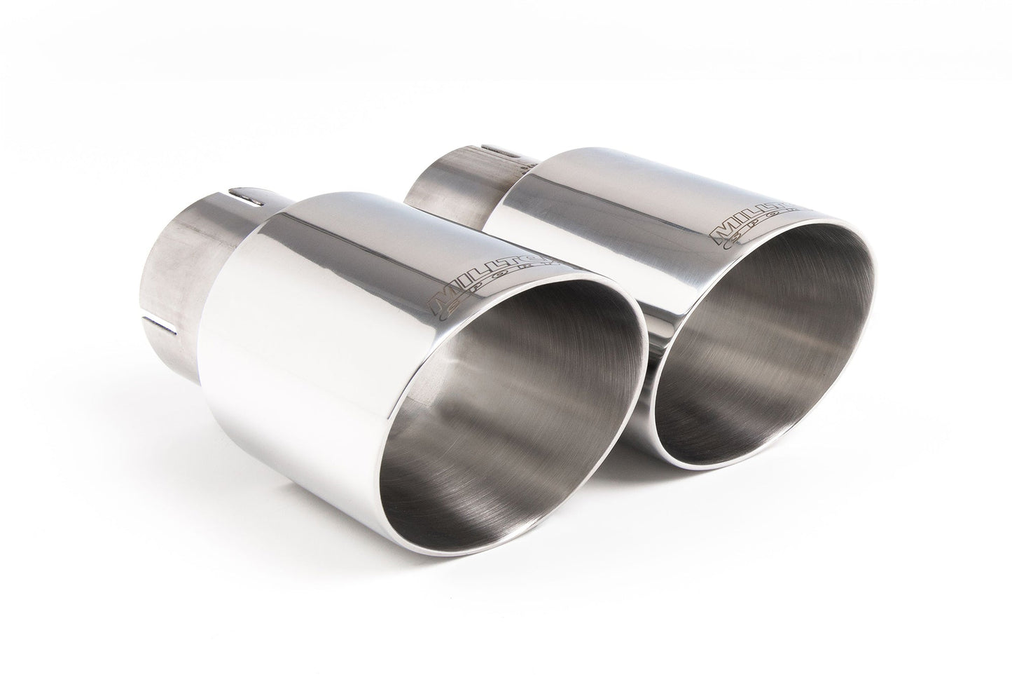 MillTek Audi BMW Ford VW Round 90mm Polished GT90 Exhaust Tip - ML Performance EU
