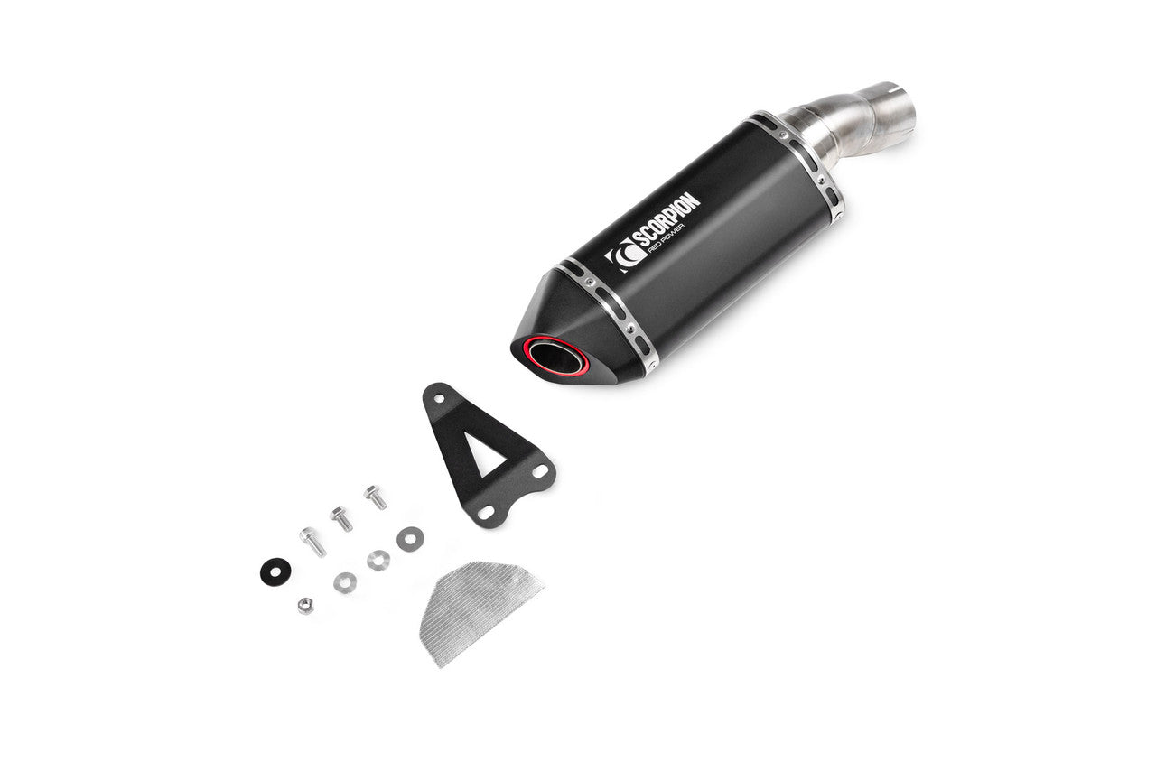 Scorpion RBM81BCER Serket Parallel Slip-on Black Ceramic Coated Sleeve - S1000 XR - 2020