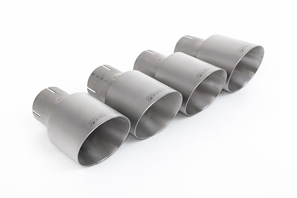 Milltek SSXBM1176 BMW Centre Resonator / Opf/Gpf Back System With Brushed Titanium Gt-100 Trims (Inc. 5 Series)