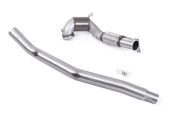 Milltek SSXVW673 Audi Volkswagen Large Bore Downpipe And Hi-Flow Sports Cat (Inc. S3, Golf)