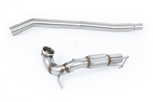 Milltek SSXVW723 Volkswagen V2 Large Bore Decat Downpipe (104mm To 80mm) (Inc. Golf)