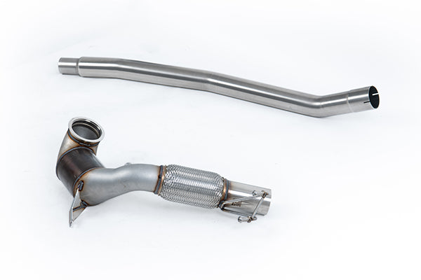 Milltek SSXVW730 Volkswagen V2 Large Bore Downpipe With 200Cpsi Race Cat (104mm To 80mm) (Inc. Arteon)