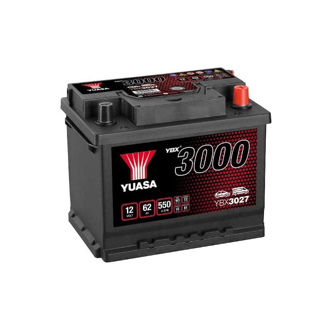 Yuasa YBX3027 12v 62Ah SMF Battery Type 027