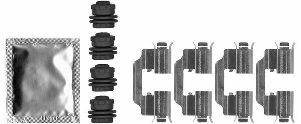 TEXTAR 82548400 Brake Pad Fitting Kit