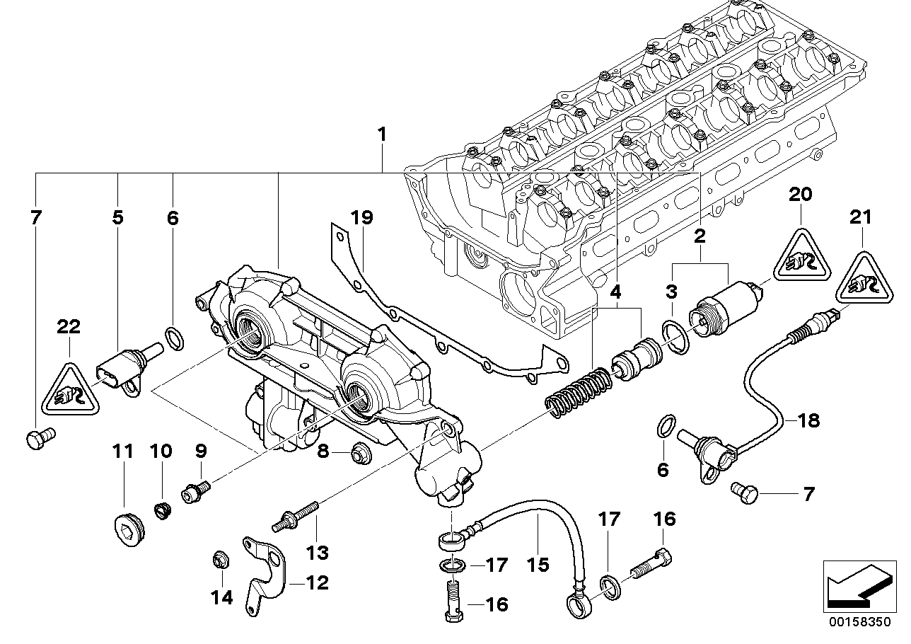 Genuine BMW 12147539165 Camshaft Position Sensor | ML Performance EU Car Parts