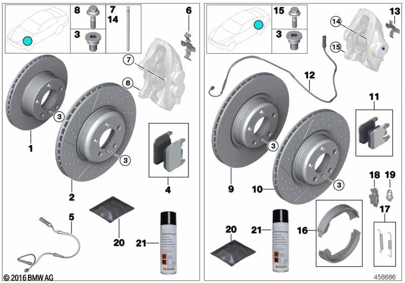 Genuine BMW 34216857152 Guide Pin | ML Performance US Car Parts
