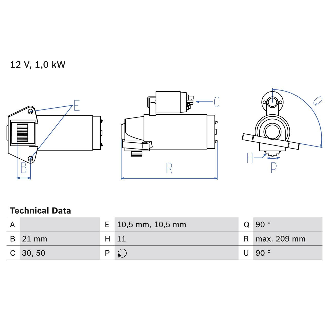 BOSCH 0986023610 Starter