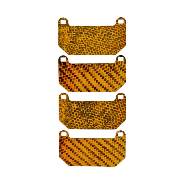 HEL Performance HCFS-2-006 Carbon Fibre Brake Pad Shims with Brembo Calipers | ML Performance Car Parts