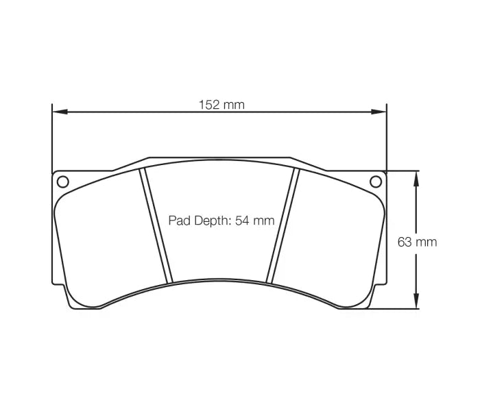 Pagid S1539L2EB01 Brake Pad S1539 RSL 2E (bedded)