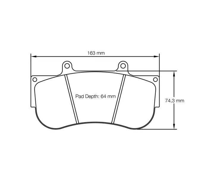 Pagid S2564T01B01 Brake Pad S2564 RST 1 (bedded)