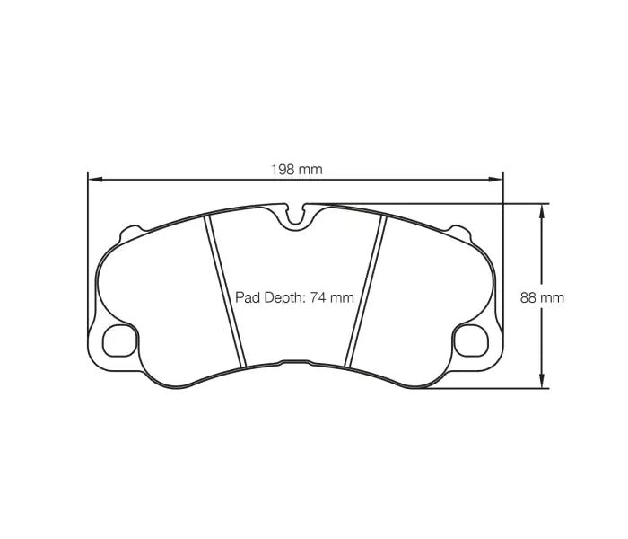 Pagid S4927C01B01 Brake Pad S4927 RSC 1 (bedded)