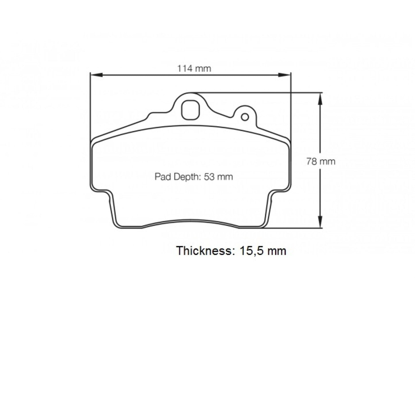 Pagid E240714010 Raceblok Set RS14