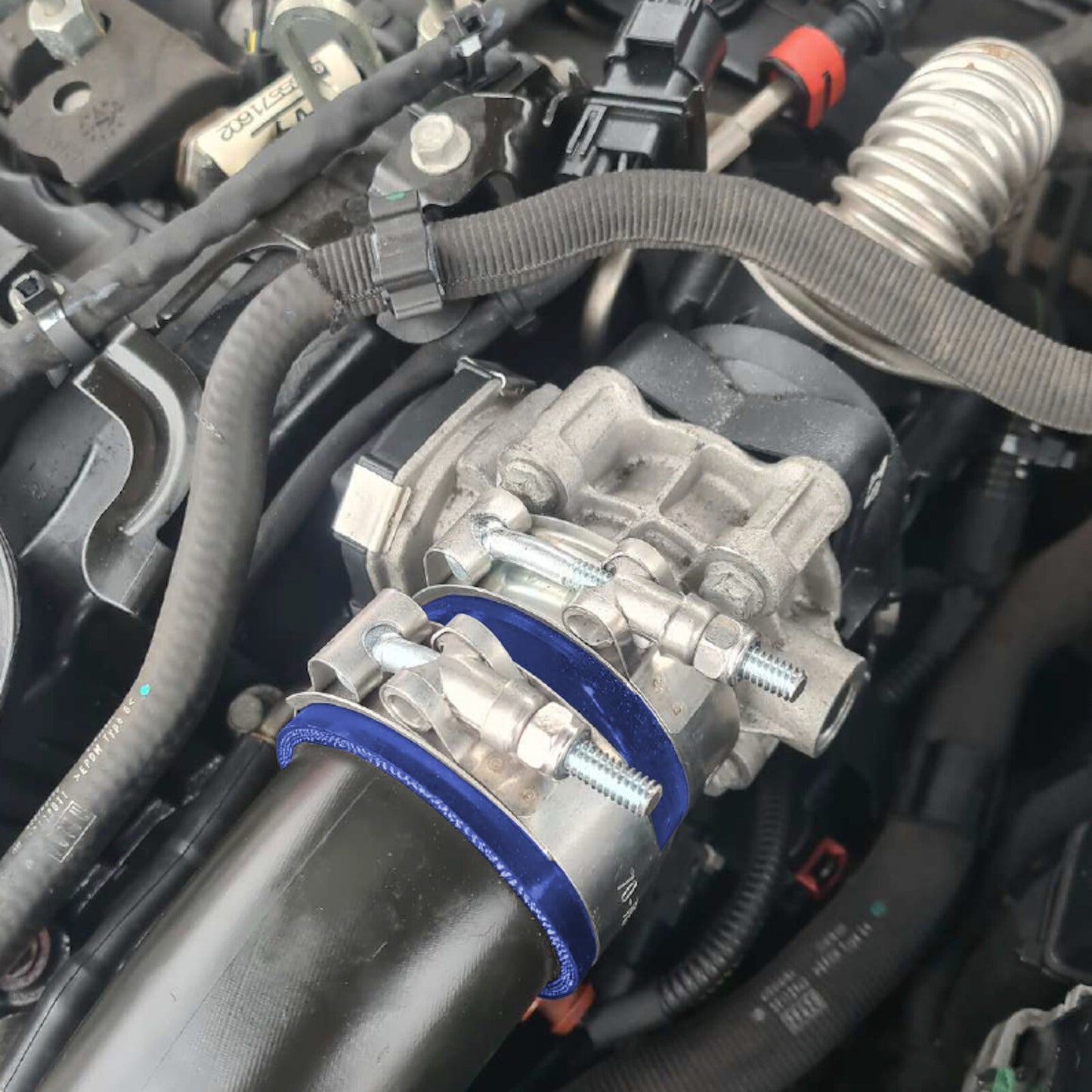 Turbozentrum 290643 Repair Kit boost pressure hose Opel B16DTH Insignia, Cascada, Zafira - blue