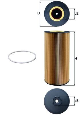 Mahle OX348D - Oil Filter