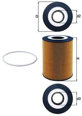 Mahle OX359D - Oil Filter